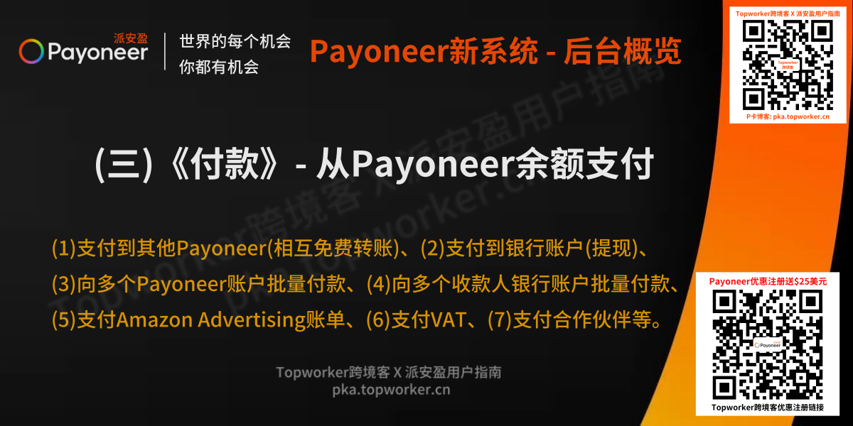 3.Payoneer付款-从Payoneer余额支付